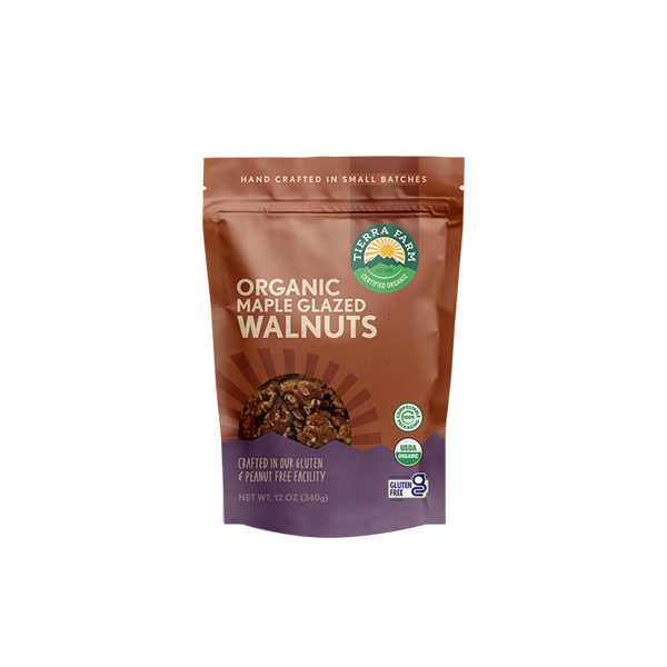 Organic Roasted Maple Glazed Walnuts