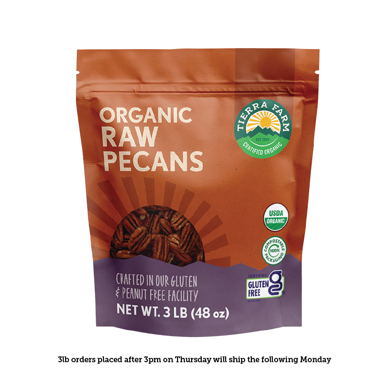 Organic &lt;br&gt; Raw Pecans