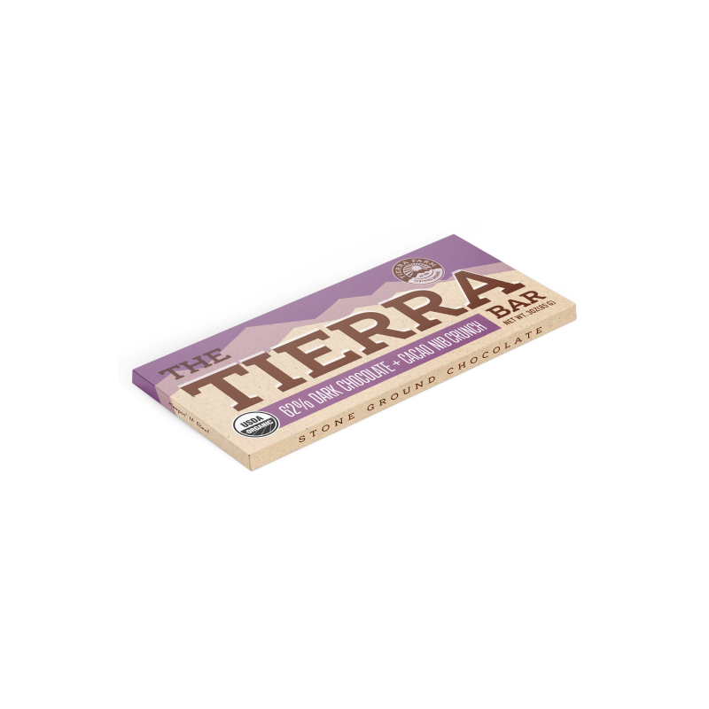 The Tierra Bar &lt;br&gt; 62% Dark Chocolate + Cacao Nib Crunch